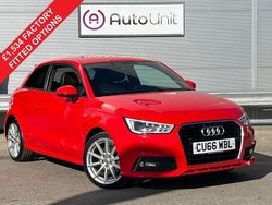 Red Used 2017 Audi A1 S-Line Hatchback | £10,890 (Fair price)