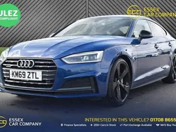 Blue Used 2019 Audi A5 Sportback Black Edition Hatchback | £19,750 (Fair price)