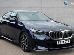 Tanzanite blue ii metallic Used 2025 BMW 530e M Sport Sedan | £51,124