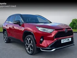 Scarlet flare bitone Used 2021 Toyota RAV4 Hybrid SUV | £26,996 (Good price)