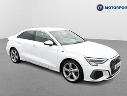 White Used 2021 Audi A3 S-Line Sedan | £20,399 (Fair price)