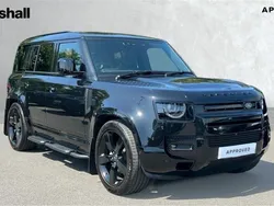 Santorini black Used 2024 Land Rover Defender HSE Dynamic SUV | £72,777 (Expensive)