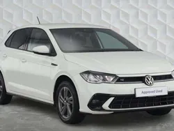White Used 2022 VW Polo R-line Hatchback | £16,319 (Fair price)