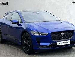 Metallic caesium blue Used 2021 Jaguar I-Pace SUV | £20,161 (Fair price)