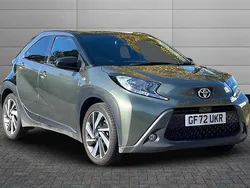 Cardamom green with black Used 2022 Toyota Aygo Hatchback | £12,895 (Fair price)