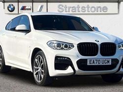 White Used 2020 BMW X4 M Sport SUV | £27,699 (A bit pricey)
