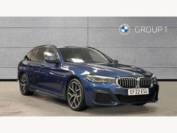 Blue Used 2022 BMW 520 M Sport Estate | £24,550 (Fair price)