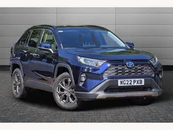 Blue Used 2022 Toyota RAV4 Hybrid Design SUV | £29,050 (Fair price)
