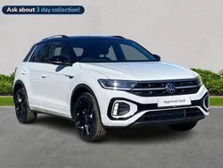 White New 2025 VW T-Roc Black Edition SUV | £30,299 (Good price)