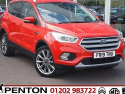 Red Used 2019 Ford Kuga Titanium X SUV | £15,490 (Fair price)