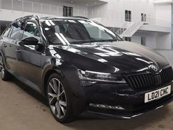Black Used 2021 Skoda Superb SportlinePlus Estate | £24,359 (Expensive)