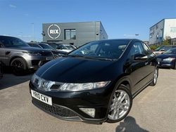 Black Used 2010 Honda Civic EX Hatchback | £4,525 (Fair price)