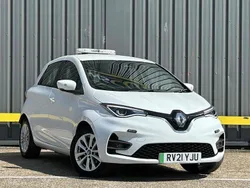 White Used 2021 Renault Zoe Iconic Hatchback | £9,495 (Fair price)
