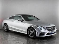 Silver Used 2020 Mercedes C300 AMG Line Premium Plus Coupe | £21,400 (Fair price)