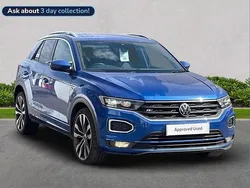 Blue Used 2022 VW T-Roc R-line SUV | £20,250 (Fair price)