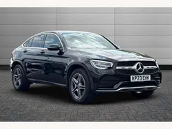 Black Used 2023 Mercedes GLC300e AMG line Coupe | £36,150 (Super price)