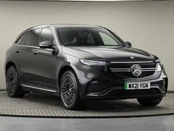 Graphite gray metallic finish Used 2021 Mercedes EQC400 AMG line SUV | £24,850 (Fair price)