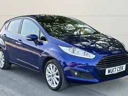 Blue Used 2017 Ford Fiesta Titanium Hatchback | £5,034 (Good price)