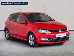 Red Used 2016 VW Polo Match Hatchback | £9,980 (Fair price)