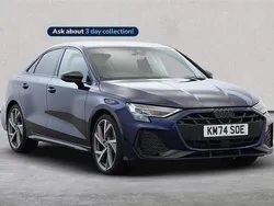 Blue Used 2024 Audi A3 Black Edition Sedan | £31,685 (Expensive)