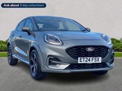 Silver Used 2024 Ford Puma ST-Line Hatchback | £17,899 (Fair price)