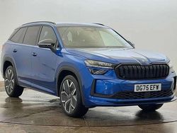 Blue New 2025 Skoda Kodiaq SportLine SUV | £40,990 (Good price)