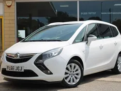 White Used 2016 Vauxhall Zafira Tourer MPV | £9,371 (A bit pricey)