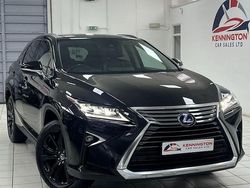 Black Used 2017 Lexus RX450h Luxury Line SUV | £18,999