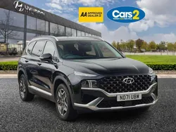 Black Used 2021 Hyundai Santa Fe Ultimate SUV | £32,490 (Expensive)