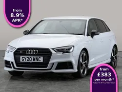 White Used 2020 Audi S3 Black Edition Hatchback | £25,135 (Fair price)