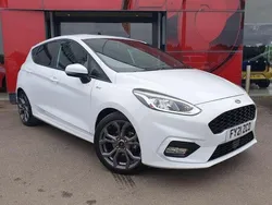 White Used 2021 Ford Fiesta ST-Line Hatchback | £12,995 (Fair price)