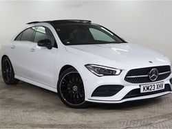 White Used 2023 Mercedes CLA200 AMG line Coupe | £28,475 (Fair price)