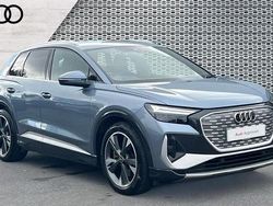 Blue Used 2023 Audi Q4 e-tron S-Line SUV | £30,730 (Fair price)