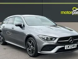 Mountain grey metallic Used 2022 Mercedes CLA250e AMG Line Premium Sedan | £22,000 (Super price)