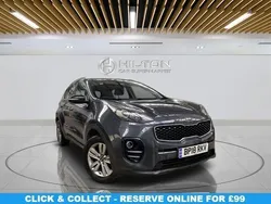 Silver Used 2018 Kia Sportage 2 SUV | £17,280 (Expensive)