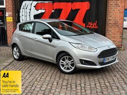 Silver Used 2017 Ford Fiesta Zetec Hatchback | £10,229 (Fair price)