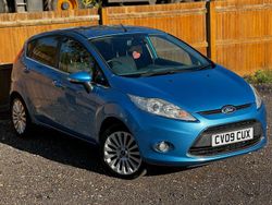 Blue Used 2009 Ford Fiesta Titanium Hatchback | £2,150 (Fair price)