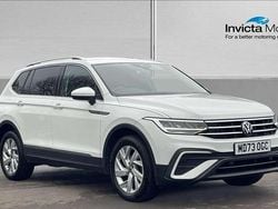 White Used 2023 VW Tiguan Allspace Life SUV | £23,795 (Fair price)
