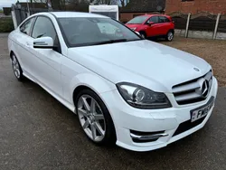 White Used 2015 Mercedes C220 Sport Edition Coupe | £9,995 (Super price)