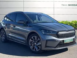 Grey Used 2024 Skoda Enyaq iV SportlinePlus SUV | £38,495 (Expensive)