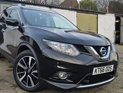 Black Used 2017 Nissan X-Trail N-Vision SUV | £11,755 (Fair price)