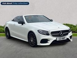 White Used 2020 Mercedes E350 AMG line Cabriolet | £29,725 (Expensive)