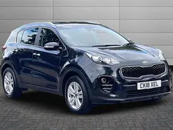 Phantom black Used 2018 Kia Sportage 2 SUV | £8,895 (Fair price)