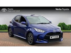 Blue Used 2023 Toyota Yaris Hybrid Design Hatchback | £18,674 (Fair price)