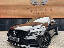 Black Used 2018 Mercedes C220 AMG line Sedan | £17,990 (Fair price)