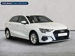 White Used 2021 Audi A3 Advanced Hatchback | £17,675 (Good price)