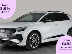 White Used 2023 Audi Q4 e-tron S-Line SUV | £30,579