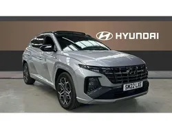 Silver Used 2022 Hyundai Tucson N Line SUV | £23,230 (Fair price)