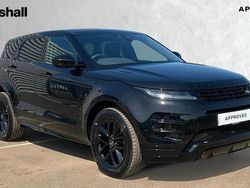 Santorini black Used 2025 Land Rover Range Rover evoque SUV | £40,978
