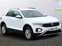 White Used 2022 VW T-Roc Life SUV | £20,999 (Fair price)